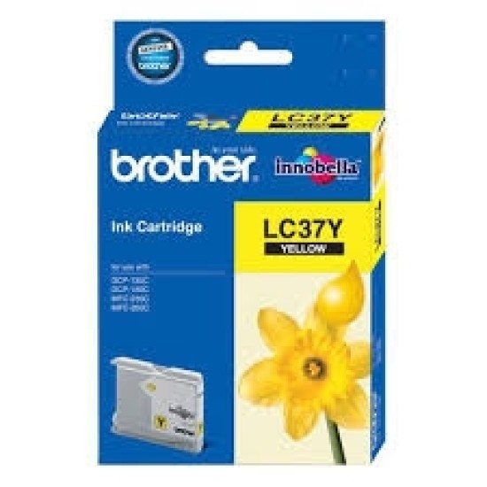 Brother LC37Y Sarı Orjinal Kartuş - DCP-110C T1992 Brother LC37Y Sarı Orjinal Kartuş - DCP-110C T1992