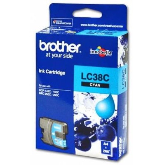 Brother LC38C Mavi Orjinal Kartuş - DCP-145C T1469 Brother LC38C Mavi Orjinal Kartuş - DCP-145C T1469
