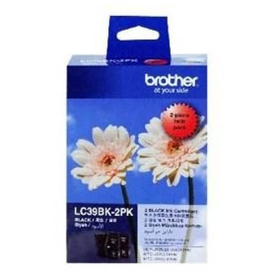 Brother LC39BK-2PK Orjinal 2'Lİ Paket Kartuş - MFC-J220 T2224 Brother LC39BK-2PK Orjinal 2'Lİ Paket Kartuş - MFC-J220 T2224