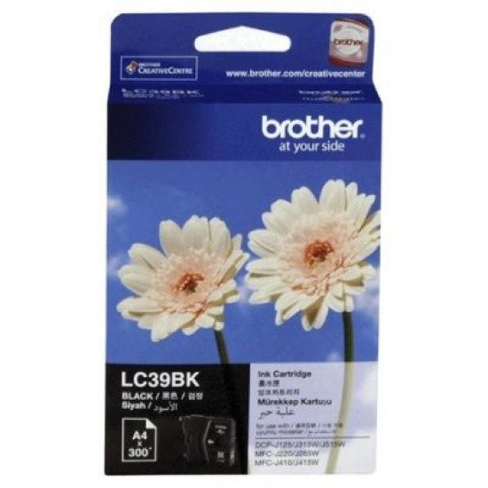 Brother LC39BK Siyah Orjinal Kartuş - MFC-J220 T1471 Brother LC39BK Siyah Orjinal Kartuş - MFC-J220 T1471