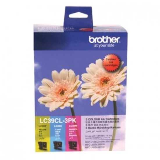 Brother LC39CL 3'lü Paket Renkli Orjinal Kartuş - MFC-J220 T1470 Brother LC39CL 3'lü Paket Renkli Orjinal Kartuş - MFC-J220 T1470