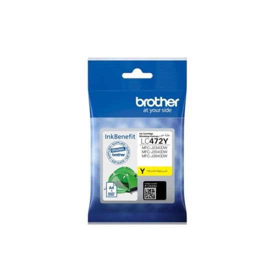 Brother LC472Y Sarı Orjinal Kartuş - MFC-J2340DW / J3540DW