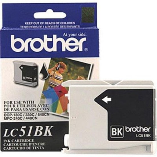 Brother LC51BK Siyah Orjinal Kartuş - DCP-130C T1659 Brother LC51BK Siyah Orjinal Kartuş - DCP-130C T1659