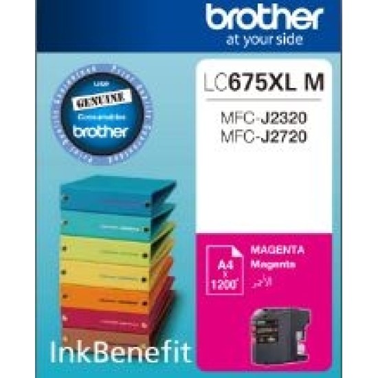 Brother LC675XLM Yüksek Kapasite Kırmızı Orjinal Kartuş - MFC-J2720 / MFC-J2320 T2680 Brother LC675XLM Yüksek Kapasite Kırmızı Orjinal Kartuş - MFC-J2720 / MFC-J2320 T2680