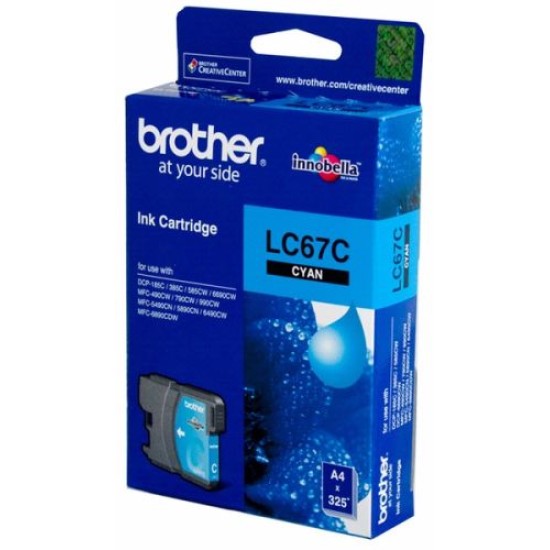 Brother LC67C Mavi Orjinal Kartuş - DCP-585 T6885 Brother LC67C Mavi Orjinal Kartuş - DCP-585 T6885