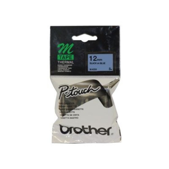 Brother M-K531 Mavi Üzerine Siyah P-Touch Etiket - PT-55 / PT-60 / PT-80 T6318 Brother M-K531 Mavi Üzerine Siyah P-Touch Etiket - PT-55 / PT-60 / PT-80 T6318