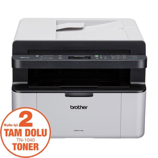 Brother MFC-1911W-2T Wi-Fi + Tarayıcı + Fotokopi + Faks Çok Fonksiyonlu Mono Lazer Yazıcı T17226 Brother MFC-1911W-2T Wi-Fi + Tarayıcı + Fotokopi + Faks Çok Fonksiyonlu Mono Lazer Yazıcı T17226