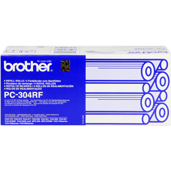 Brother PC-304RF Orjinal Fax Filmi 4lü Paket - Fax 770 / Fax 775 T7108 Brother PC-304RF Orjinal Fax Filmi 4lü Paket - Fax 770 / Fax 775 T7108