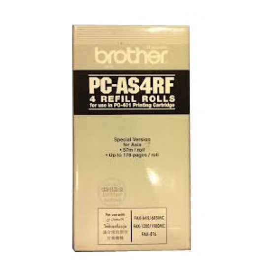 Brother PCAS4RF 4lü Faks Filmi - Fax 626 / Fax 727 T1054 Brother PCAS4RF 4lü Faks Filmi - Fax 626 / Fax 727 T1054
