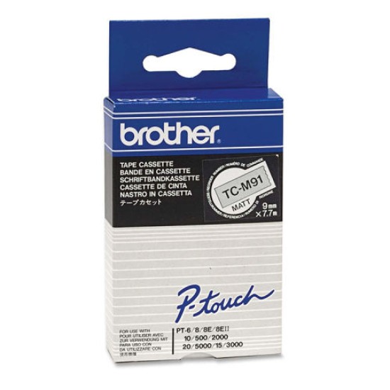 Brother TC-M91 Orjinal Şerit - PT-8E / PT-500 T7533 Brother TC-M91 Orjinal Şerit - PT-8E / PT-500 T7533