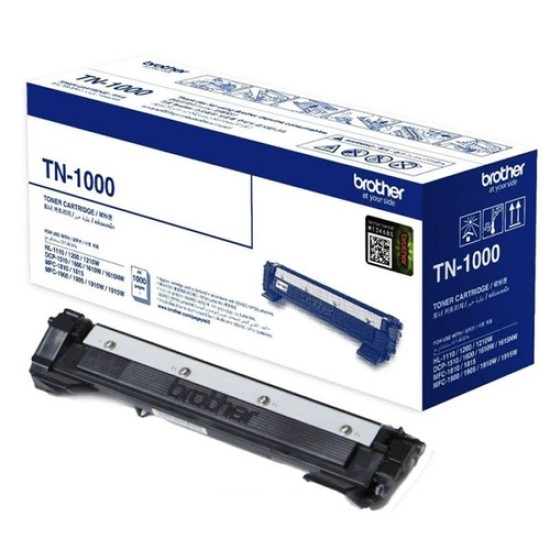 Brother TN-1000 Siyah Orjinal Toner - HL-1110 / DCP-1510 Brother TN-1000 Siyah Orjinal Toner - HL-1110 / DCP-1510