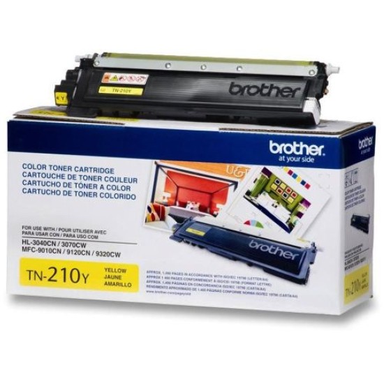 Brother TN-210Y Sarı Orjinal Toner - HL-3040CN / MFC-9010CN T10723 Brother TN-210Y Sarı Orjinal Toner - HL-3040CN / MFC-9010CN T10723