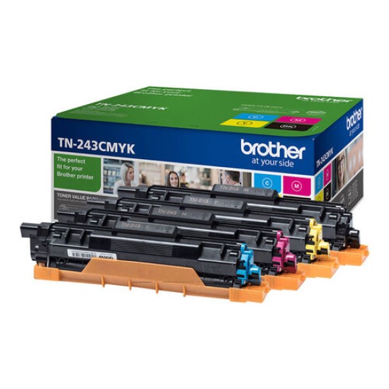Brother TN-243CMYK Multipack Orjinal Toner - DCP-L 3510 T14847 Brother TN-243CMYK Multipack Orjinal Toner - DCP-L 3510 T14847