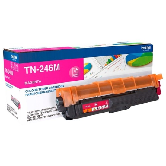 Brother TN-246M Kırmızı Orjinal Toner - DCP-9022CDW / HL-3142CW Brother TN-246M Kırmızı Orjinal Toner - DCP-9022CDW / HL-3142CW