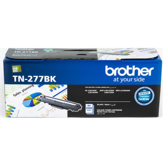 Brother TN-277BK Siyah Orjinal Toner Yüksek Kapasiteli - DCP-L3510 T15204 Brother TN-277BK Siyah Orjinal Toner Yüksek Kapasiteli - DCP-L3510 T15204