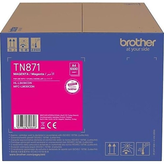 Brother TN-871M Kırmızı Orjinal Toner - L9630CDN Brother TN-871M Kırmızı Orjinal Toner - L9630CDN