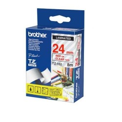 Brother TZ-152 24MM Kırmızı Lamine Etiket  T7972 Brother TZ-152 24MM Kırmızı Lamine Etiket  T7972