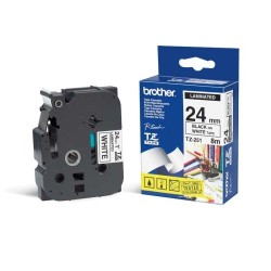 Brother TZ-251 24MM Beyaz Lamine Etiket T8201 Brother TZ-251 24MM Beyaz Lamine Etiket T8201