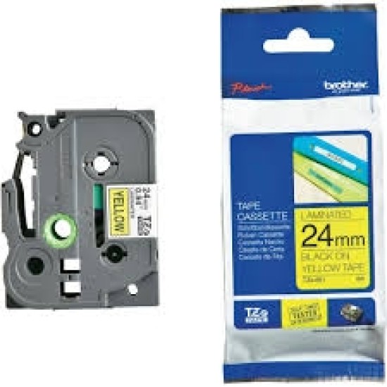 Brother TZe-651 Sarı Üzerine Siyah Etiket 24 mm - PT-1400 T6211 Brother TZe-651 Sarı Üzerine Siyah Etiket 24 mm - PT-1400 T6211