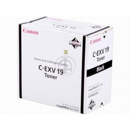 Canon C-EXV19BK Siyah Orjinal Toner - imagePRESS C1 T7353 Canon C-EXV19BK Siyah Orjinal Toner - imagePRESS C1 T7353