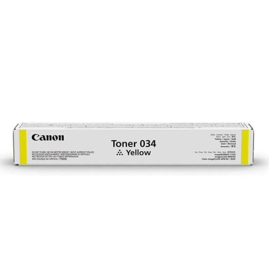 Canon 034 9451B001 Sarı Orjinal Toner - I-Sensys MF-810cdn / MF-820cdn Canon 034 9451B001 Sarı Orjinal Toner - I-Sensys MF-810cdn / MF-820cdn