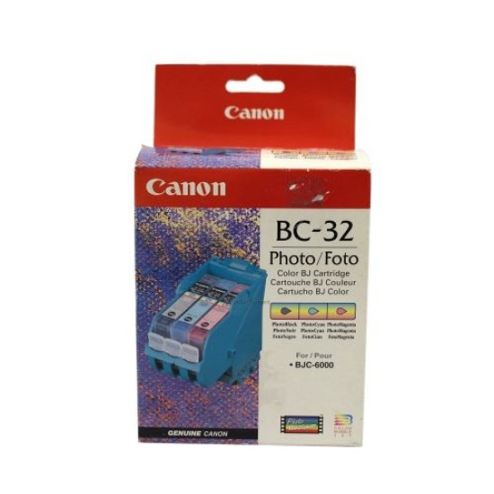 Canon BC-32 4610A002 Orjinal Fotoğraf Kartuşu - BJC3000 / BJC6000 T8607 Canon BC-32 4610A002 Orjinal Fotoğraf Kartuşu - BJC3000 / BJC6000 T8607