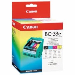 Canon BC-33E 4611A003AA Orjinal Kartuş Seti + Kafa Kartuşu - BJC3000 / BJC6000 T2611 Canon BC-33E 4611A003AA Orjinal Kartuş Seti + Kafa Kartuşu - BJC3000 / BJC6000 T2611