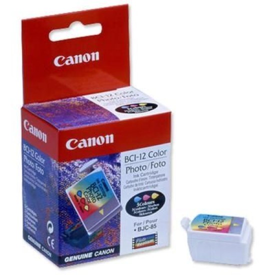 Canon BCI-12 0960A003AA Renkli Orjinal Kartuş - BJC-55 / BJC-85 T8601 Canon BCI-12 0960A003AA Renkli Orjinal Kartuş - BJC-55 / BJC-85 T8601