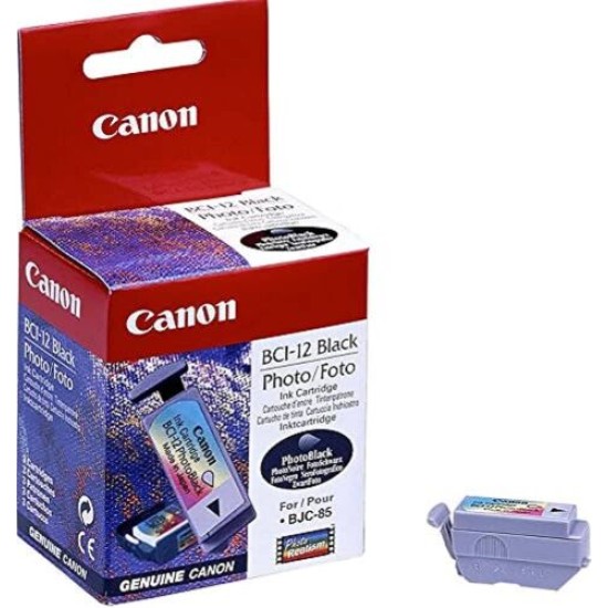 Canon BCI-12 6881A009 Siyah Orjinal Kartuş - BJC-55 / BJC-85 T15397 Canon BCI-12 6881A009 Siyah Orjinal Kartuş - BJC-55 / BJC-85 T15397
