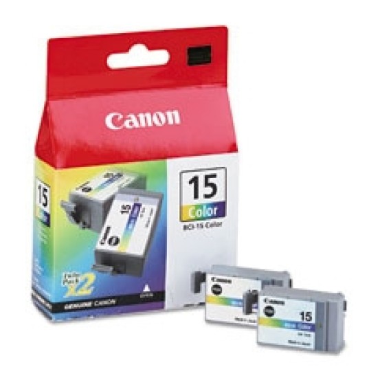 Canon BCI-15C 8191A002 Renkli Orjinal Kartuş 2'li Paket - i70 / i80 T2754 Canon BCI-15C 8191A002 Renkli Orjinal Kartuş 2'li Paket - i70 / i80 T2754
