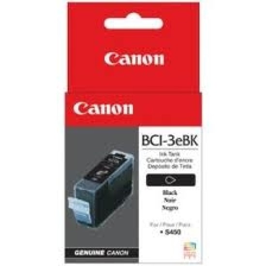 Canon BCI-3eBK 4479A002 Siyah Orjinal Kartuş - BJC-3000 T2376 Canon BCI-3eBK 4479A002 Siyah Orjinal Kartuş - BJC-3000 T2376