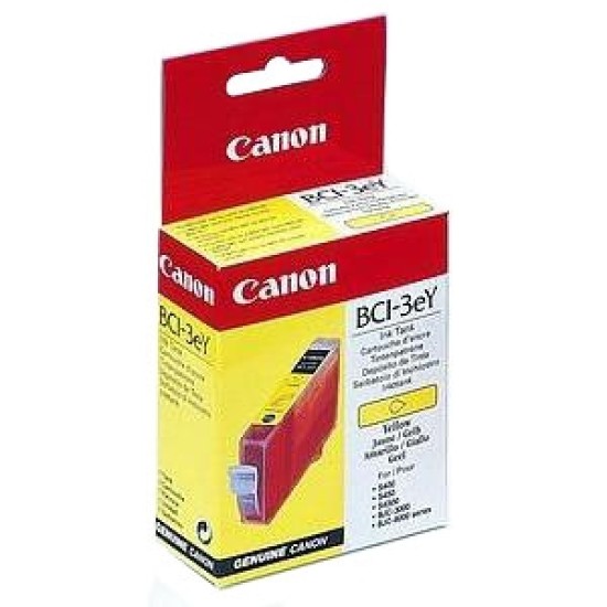 Canon BCI-3eY 4482A002 Sarı Orjinal Kartuş - BJC-3000 T2713 Canon BCI-3eY 4482A002 Sarı Orjinal Kartuş - BJC-3000 T2713