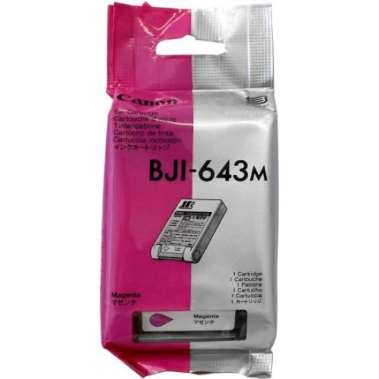 Canon BJI-643M 1011A001 Kırmızı Orjinal Kartuş - BJC-800 / BJC-820 T8296 Canon BJI-643M 1011A001 Kırmızı Orjinal Kartuş - BJC-800 / BJC-820 T8296