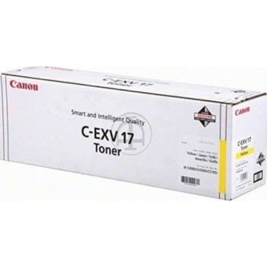 Canon C-EXV17 0259B002 Sarı Orjinal Toner - IR-C4080 / IR-C4580 T11376 Canon C-EXV17 0259B002 Sarı Orjinal Toner - IR-C4080 / IR-C4580 T11376