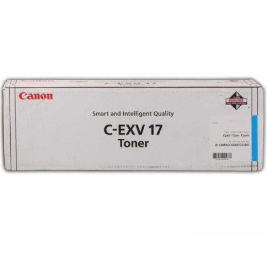 Canon C-EXV17 0261B002 Mavi Orjinal Toner - IR-C4080 / IR-C4580 T11037 Canon C-EXV17 0261B002 Mavi Orjinal Toner - IR-C4080 / IR-C4580 T11037