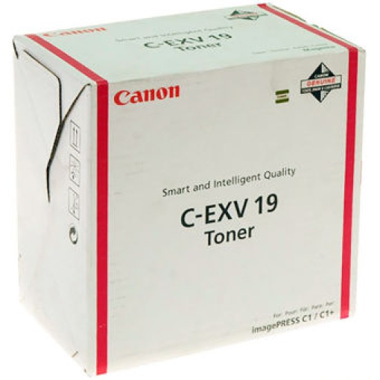 Canon C-EXV19M 0399B002 Kırmızı Orjinal Toner - imagePRESS C1 T7354 Canon C-EXV19M 0399B002 Kırmızı Orjinal Toner - imagePRESS C1 T7354