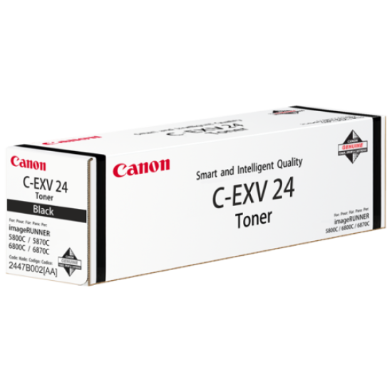 Canon C-EXV24BK 2447B002 Siyah Orjinal Toner - IR-C5068 / IR-C5058 / IR-C5800 T7365 Canon C-EXV24BK 2447B002 Siyah Orjinal Toner - IR-C5068 / IR-C5058 / IR-C5800 T7365