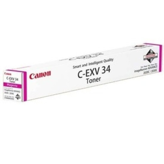 Canon C-EXV34M 3784B002AA Kırmızı Orjinal Toner - IR-C2020 / IR-C2030 T3518
