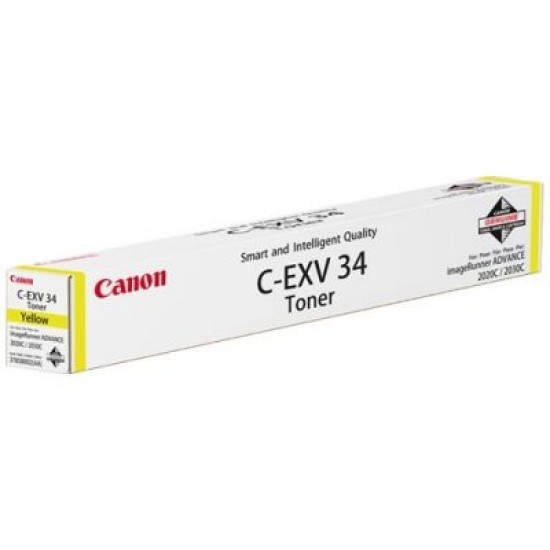 Canon C-EXV34Y 3785B002AA Sarı Orjinal Toner - IR-C2020 / IR-C2030 T3519