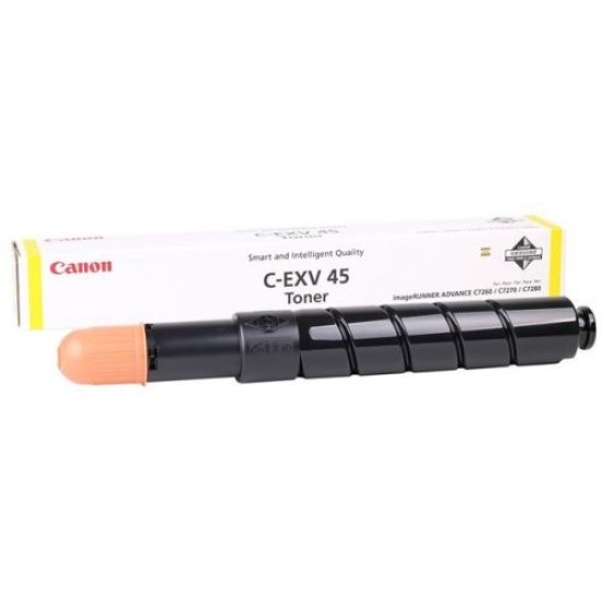 Canon C-EXV45 6948B002 Sarı Orjinal Toner - IR-C7260i / IR-C7270i / IR-C7280i T8812 Canon C-EXV45 6948B002 Sarı Orjinal Toner - IR-C7260i / IR-C7270i / IR-C7280i T8812