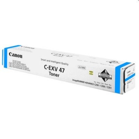 Canon C-EXV47 C 8517B002 Mavi Orjinal Toner - IR-C250i / IR-C350i T9834 Canon C-EXV47 C 8517B002 Mavi Orjinal Toner - IR-C250i / IR-C350i T9834