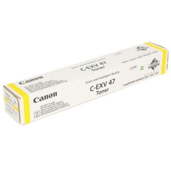 Canon C-EXV47 Y 8519B002 Sarı Orjinal Toner - IR-C250i / IR-C350i T9835 Canon C-EXV47 Y 8519B002 Sarı Orjinal Toner - IR-C250i / IR-C350i T9835