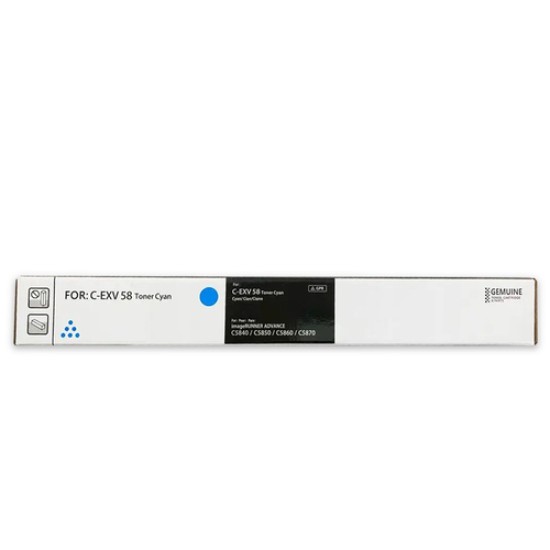 Canon C-EXV58 C 3764C002 Mavi Orjinal Toner - DX C5840i Canon C-EXV58 C 3764C002 Mavi Orjinal Toner - DX C5840i
