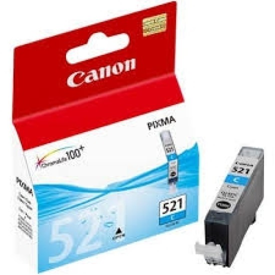 Canon CLI-521C 2934B004AA Mavi Orjinal Kartuş - MP540 / MP620 T2296 Canon CLI-521C 2934B004AA Mavi Orjinal Kartuş - MP540 / MP620 T2296