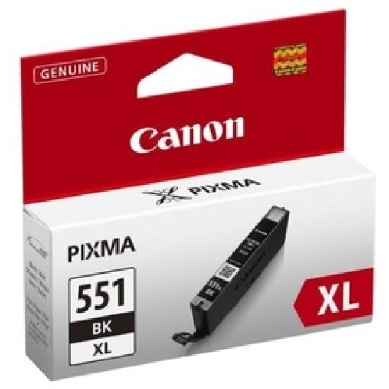 Canon CLI-551XL BK 6443B001AA Yüksek Kapasite Siyah Orjinal Kartuş - MG5450 / MG6350 T2377