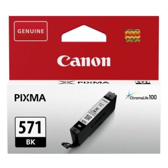 Canon CLI-571BK 0385C001 Siyah Orjinal Kartuş - MG5700 / MG6800 T1556 Canon CLI-571BK 0385C001 Siyah Orjinal Kartuş - MG5700 / MG6800 T1556
