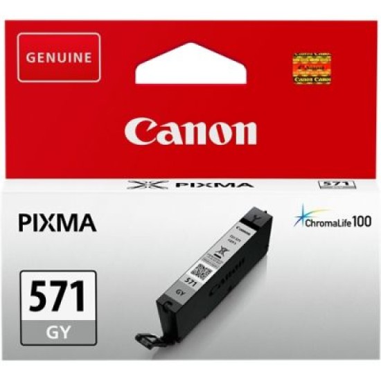Canon CLI-571GY 0389C001 Gri Orjinal Kartuş - MG5700 / MG6800 T1553 Canon CLI-571GY 0389C001 Gri Orjinal Kartuş - MG5700 / MG6800 T1553