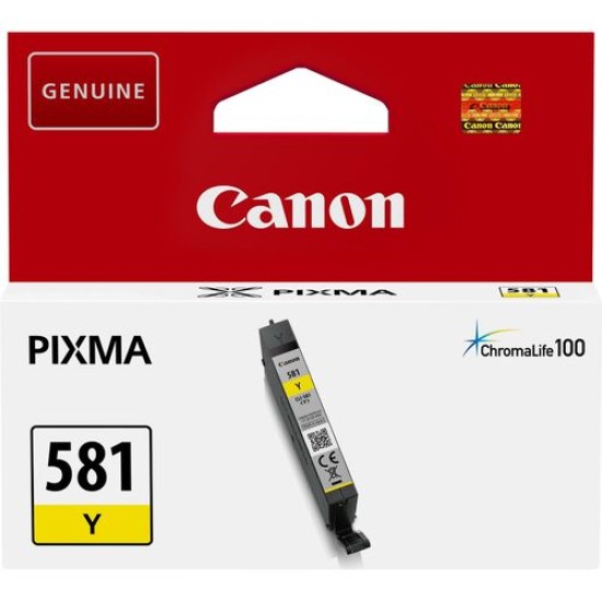 Canon CLI-581Y 2105C001 Sarı Orjinal Kartuş - TS6151 / TS8151 T12622 Canon CLI-581Y 2105C001 Sarı Orjinal Kartuş - TS6151 / TS8151 T12622
