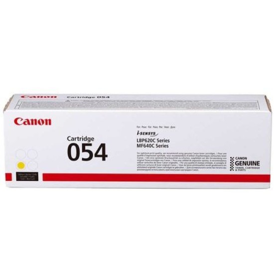 Canon CRG-054 Y 3021C002 Sarı Orjinal Toner - LBP621 / LBP623 T12093 Canon CRG-054 Y 3021C002 Sarı Orjinal Toner - LBP621 / LBP623 T12093