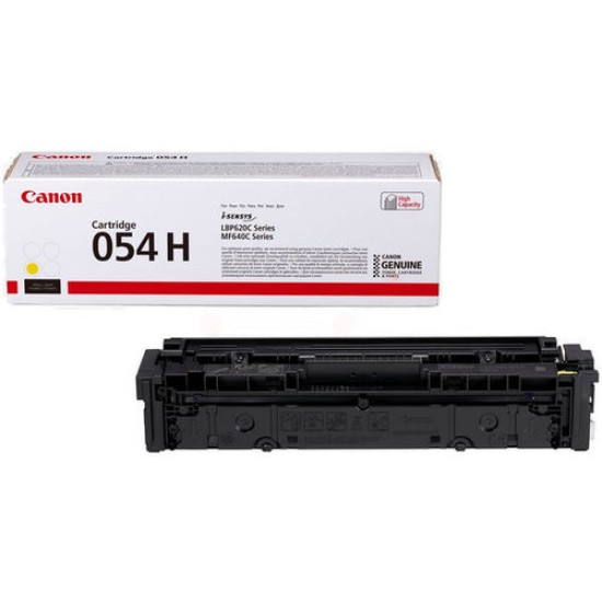 Canon CRG-054H Y 3025C002 Sarı Orjinal Toner - LBP621 / LBP623 T12097 Canon CRG-054H Y 3025C002 Sarı Orjinal Toner - LBP621 / LBP623 T12097